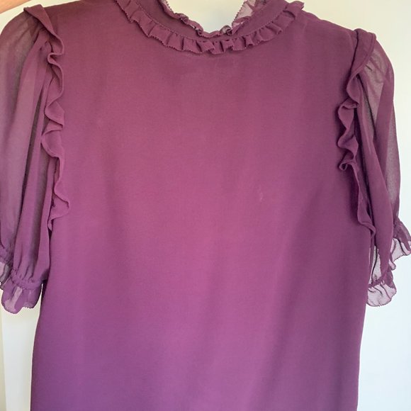 Rebecca Minkoff Plum colored blouse - Picture 4 of 4